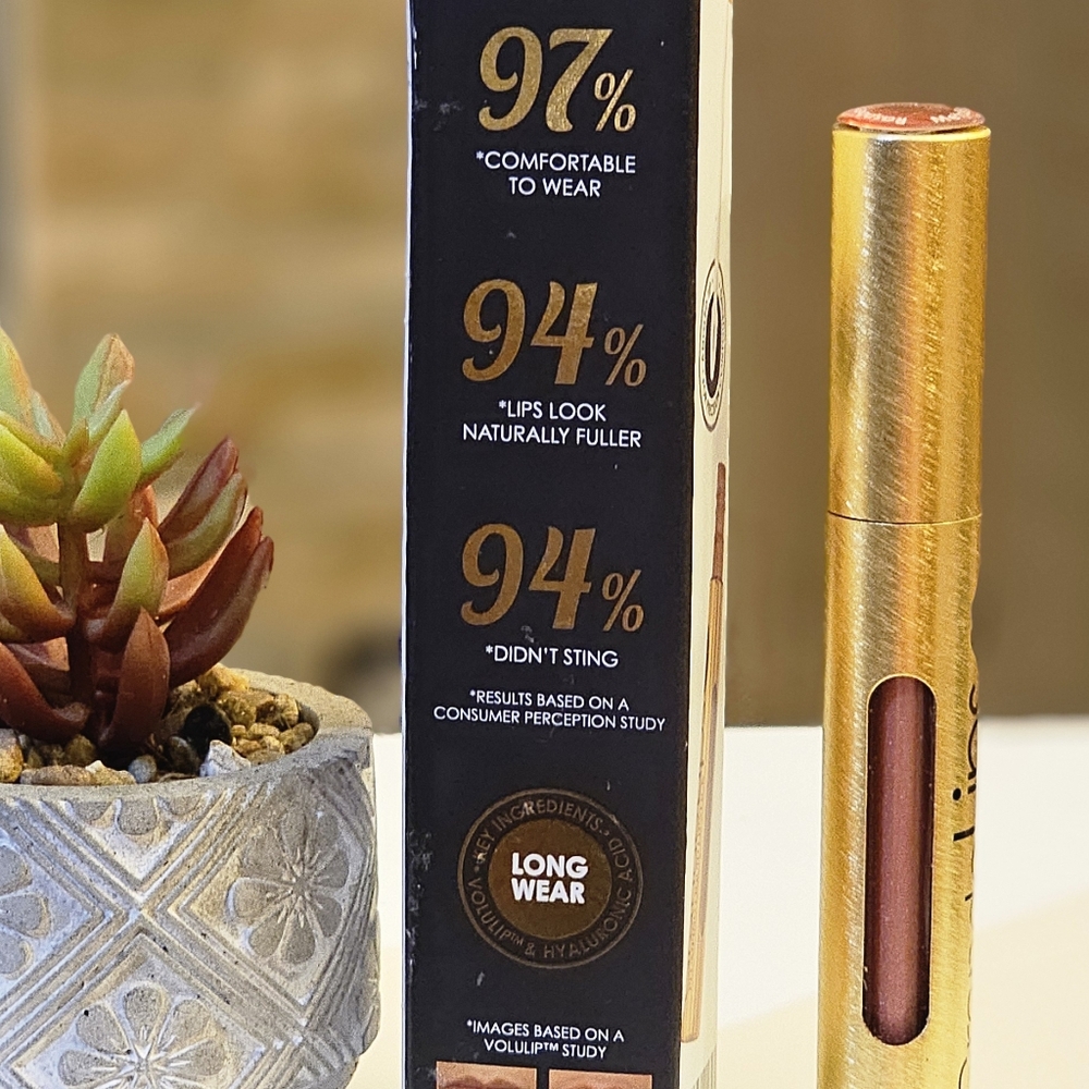Grande Lips HYDRAPLUMP Liquid Lipstick Vintage Rose Semi-Matte Professional
